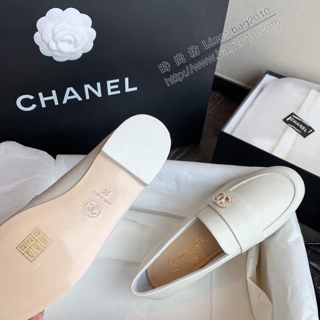 Chanel女鞋 香奈兒2020春夏新品 頂級版本 Chanel小牛皮單皮鞋  naq1234